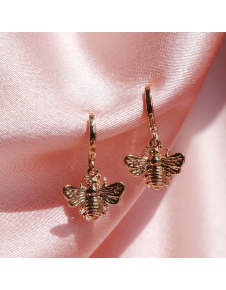 honey bee earrings