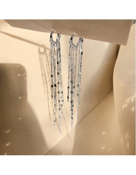 chandelier sterling silver earrings