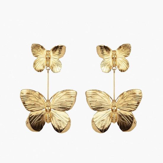 new chunky butterfly earrings