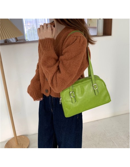 retro green handbag