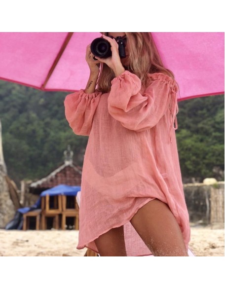 off the shoulder bikini cover up