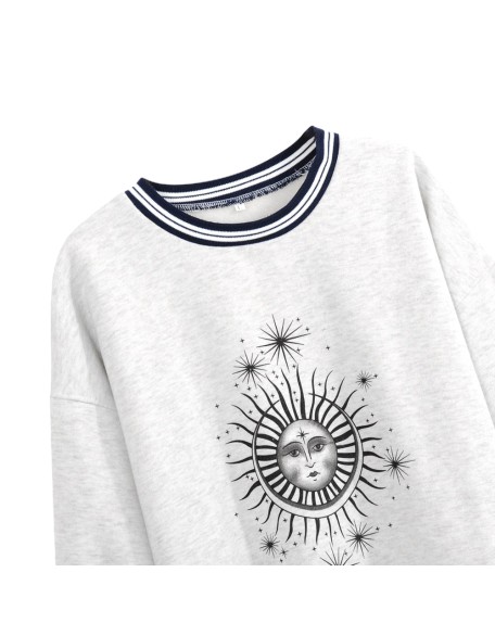 el sol oversized vintage crewneck