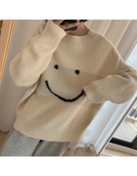 all smiles oversized sweater