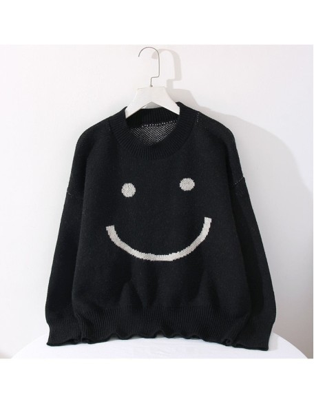 all smiles oversized sweater