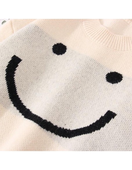 all smiles oversized sweater