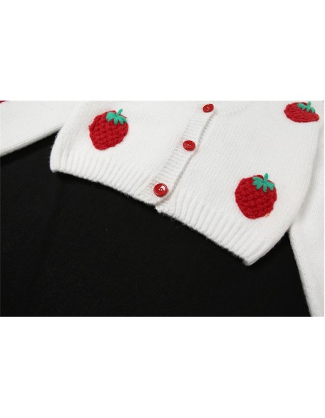 strawberry sugar knitted cardigan